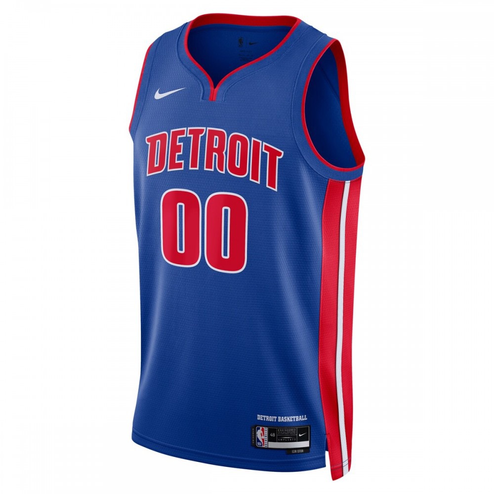 Detroit Pistons Unisex 2022/23 Swingman Custom Jersey Blue - Icon Edition-Pro Kit Vault | Brand New 26/27 Sports Jerseys